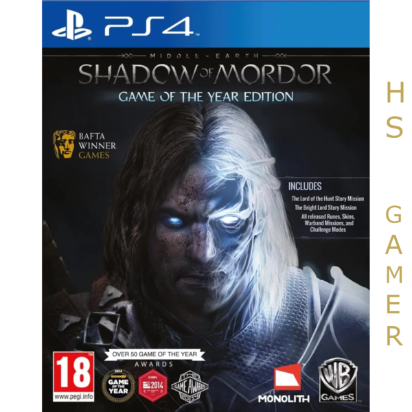 Middle Earth Shadow of Mordor Game of the Year Edition PS4 [Preowned]