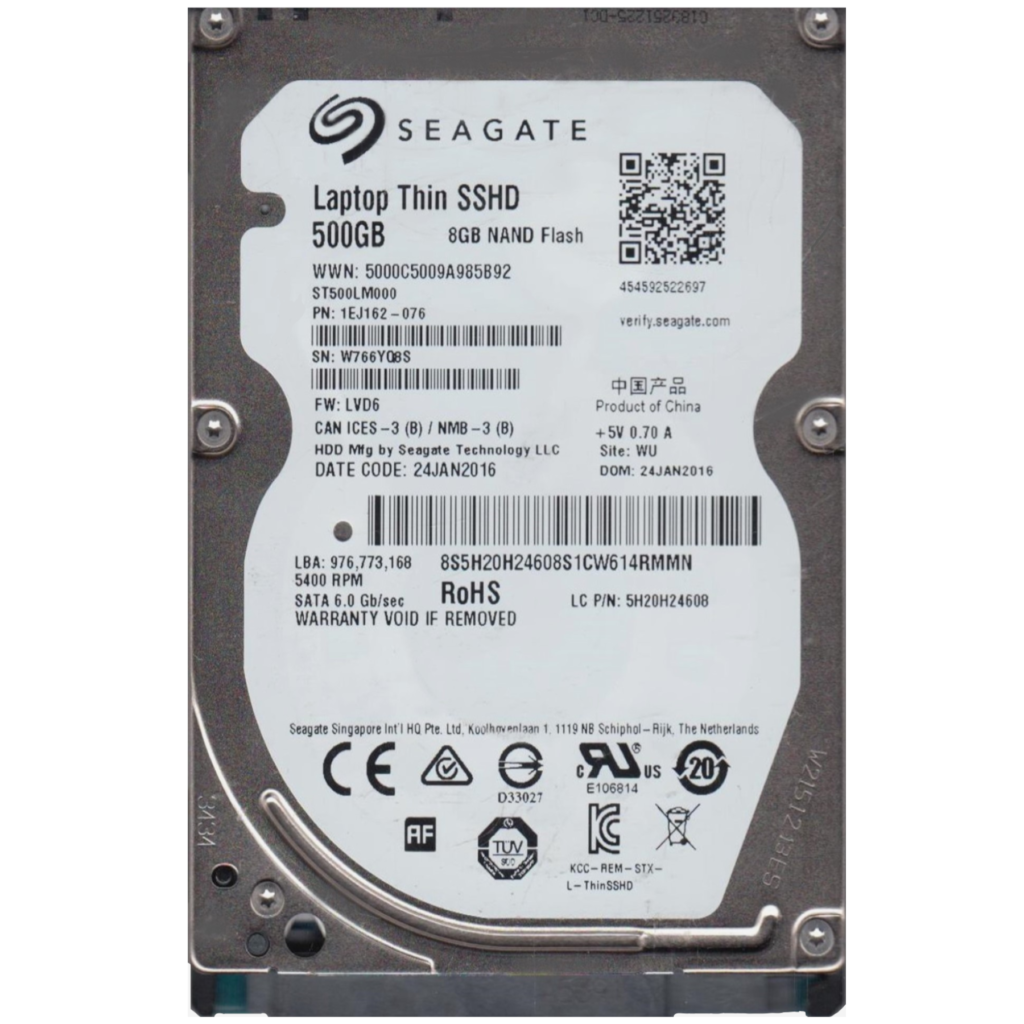 Seagate 500GB 5400 RPM SATA 2.5Inch Internal Hard Disk Drive Thin HDD ...