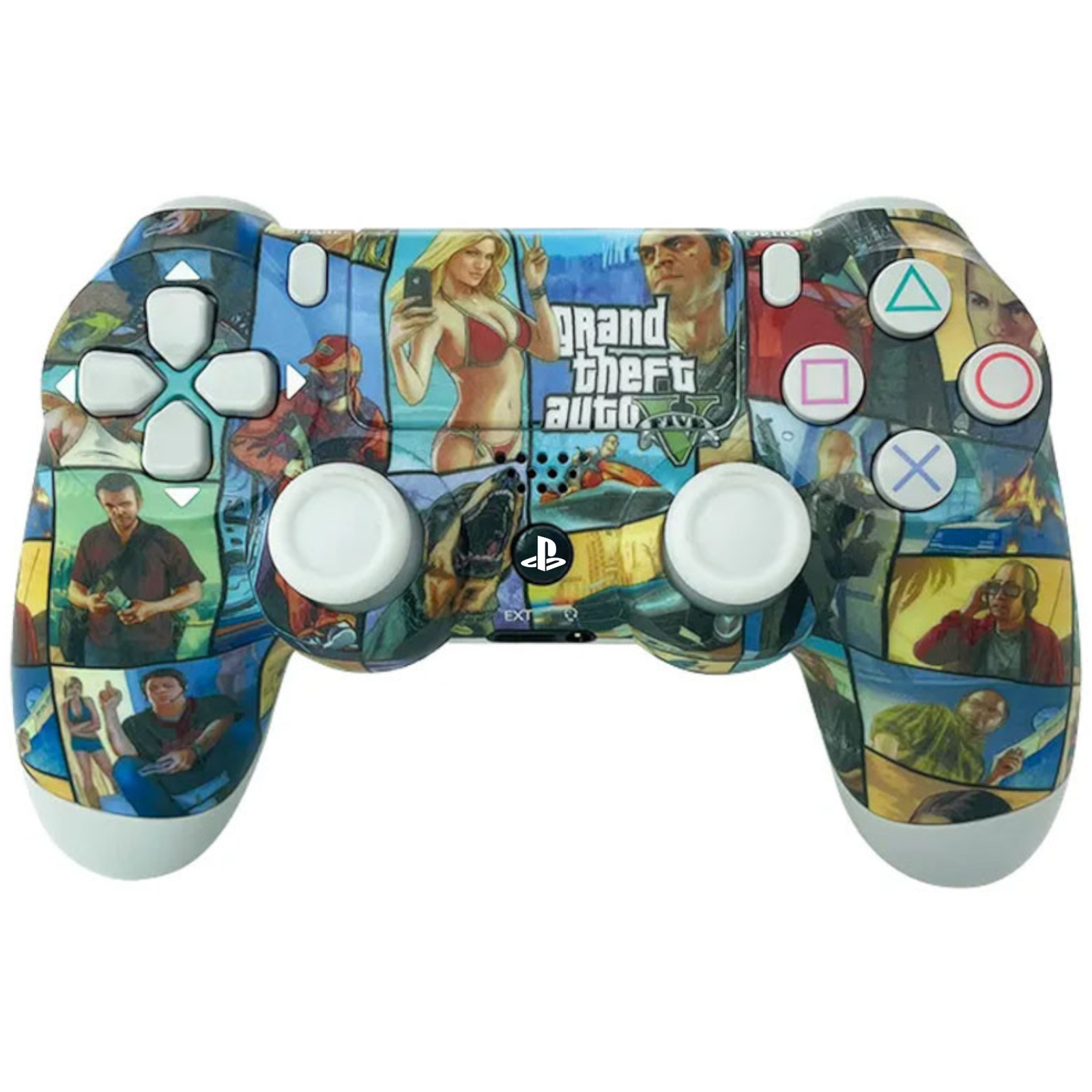 Compatible PS4 DualShock Controller (GTA 5 V2) [New] - HSGamer