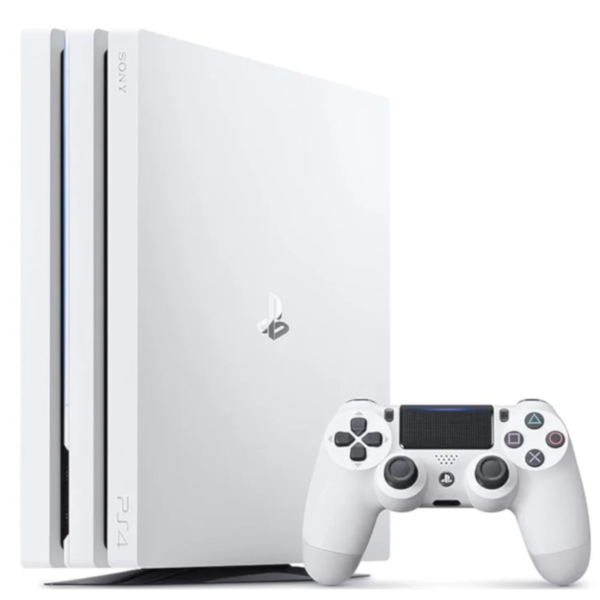 Sony PS4 Playstation 4 Pro 1 TB (White Limited Edition) [Preowned] (6 Months warranty)