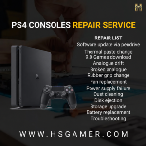 PS4 Consoles Repair Service