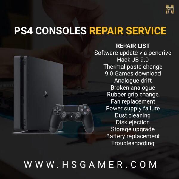 PS4 Consoles Repair Service