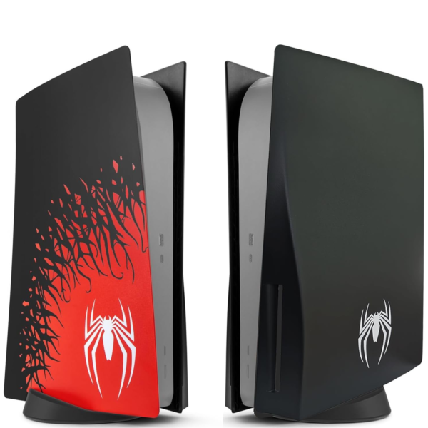 PS5 (Disc Version) SpiderMan 2 Edition Cover Faceplates, Anti-Scratch Dustproof Protective Shell Replacement [New] - Image 4