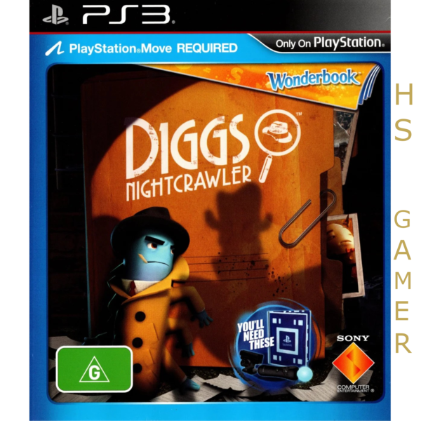 Wonder book Diggs Nightcrawler PS3 [Preowned]