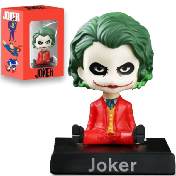 The Little Ones Batman Laughing Joker Bobble Head Action Figure With Mobile Holder