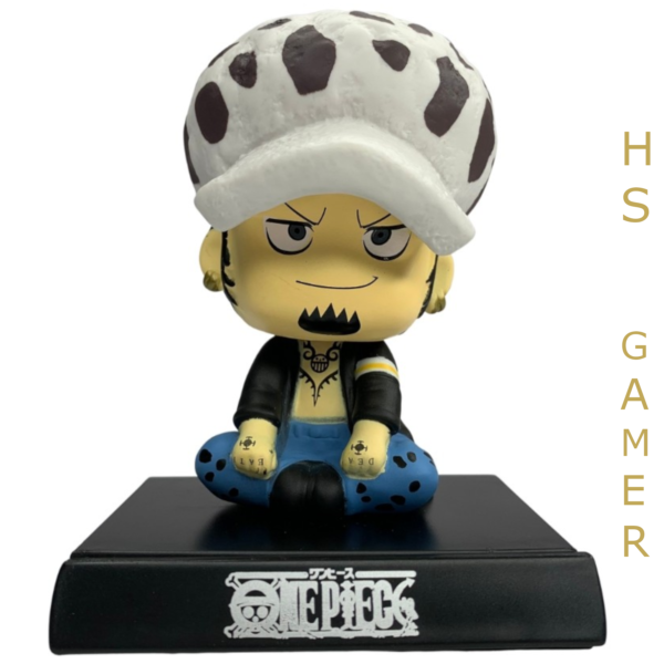 Trafalgar Law one Piece Bobble Head Action Figure With Mobile Holder