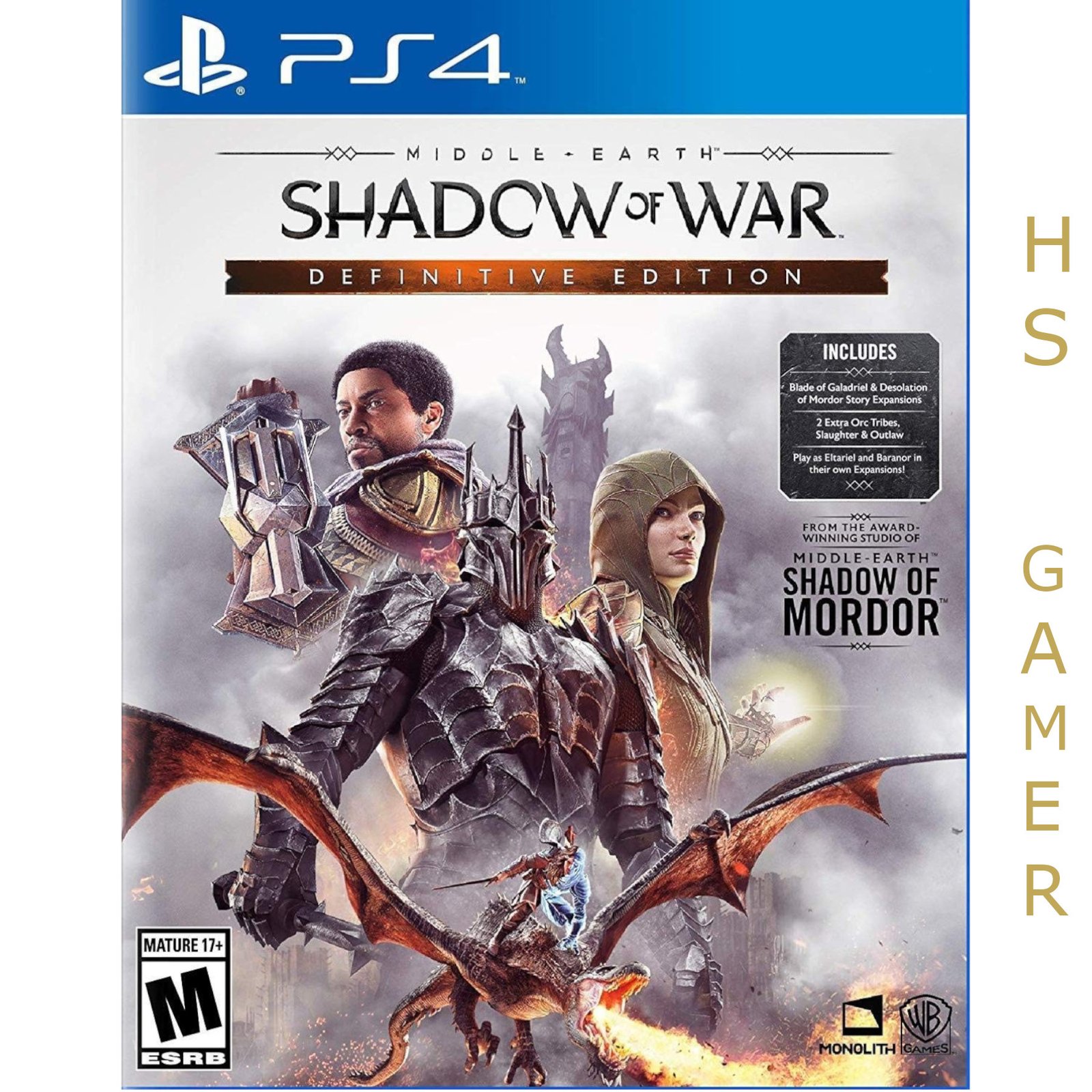 Middle Earth Shadow of War Definitive Edition PS4