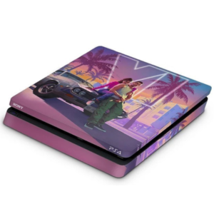Grand Theft Auto 6 Sticker Skins Cover For PS4 Slim Console (GTA 6) [New]