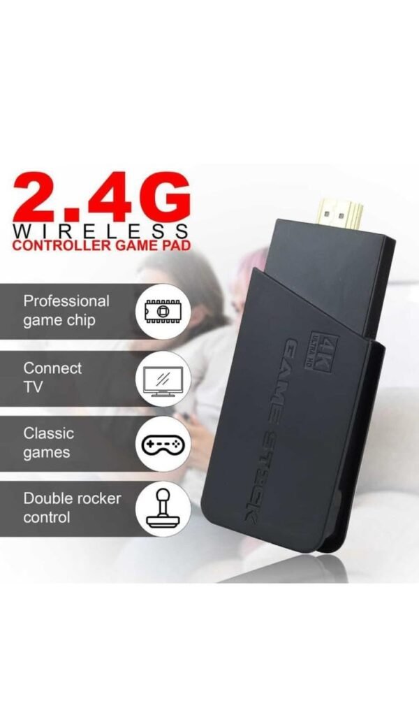 M9 Wireless Retro TV Game Console Stick 4K Ultra HD with Built in 15 Emulators, 20,000+ Games [New] - Image 3
