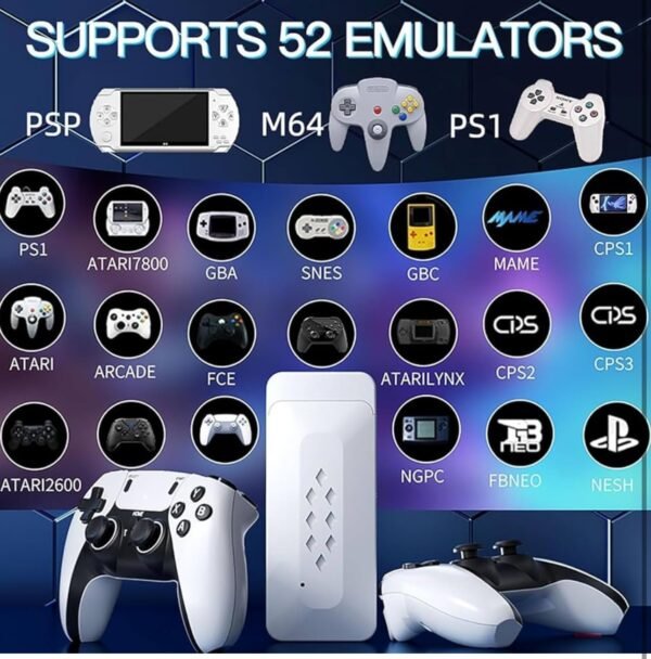 M22 Special Edition Wireless Retro TV Game Console Stick 4K Ultra HD with Built in 10+ Emulators, 30,000+ Games [New] - Image 2