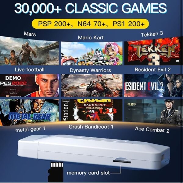 M22 Special Edition Wireless Retro TV Game Console Stick 4K Ultra HD with Built in 10+ Emulators, 30,000+ Games [New] - Image 3