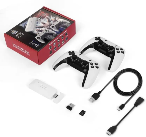 M22 Wireless Retro TV Game Console Stick 4K Ultra HD with Built in 10+ Emulators, 30,000+ Games [New]
