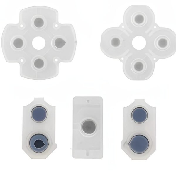 Sony PS4 Controller Silicon Conductive Silicone Rubber Pads (5 Peaces Full 1 Controller Set) [New]