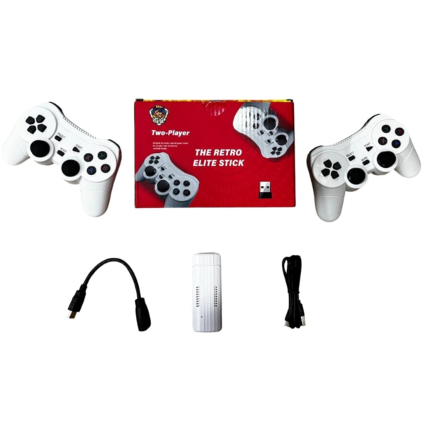 M66 Wireless Retro TV Game Console Stick 4K Ultra HD with Built in 40+ Emulators, 30,000+ Games [New] - Image 2