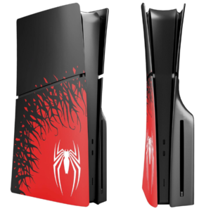 PS5 Slim Cover Faceplates, Anti-Scratch Dustproof Protective Shell Replacement (SpiderMan 2 Edition Disc Version) [New]
