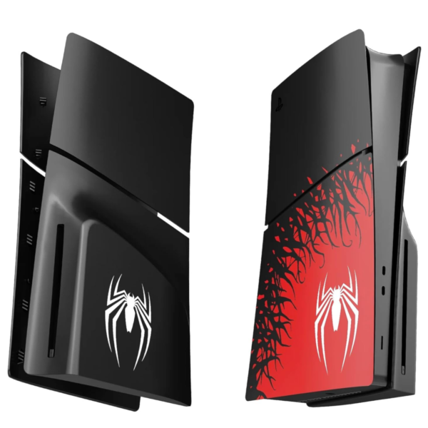 PS5 Slim Cover Faceplates, Anti-Scratch Dustproof Protective Shell Replacement (SpiderMan 2 Edition Disc Version) [New] - Image 2