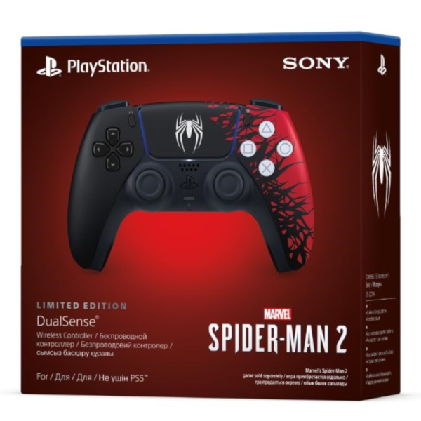 Official Sony DualSense Controller PS5 (Marvels Spiderman 2 Limited Edition) [Open Box] - Image 3
