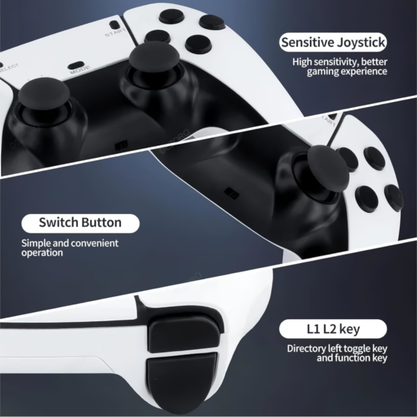 M15 Wireless Retro TV Game Console Stick 4K Ultra HDR with Built in 20 Emulators, 30,000+ Games [New] - Image 2