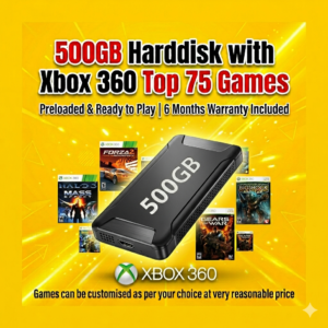 Xbox 360 External 500GB HDD with Fully Top Games Loaded