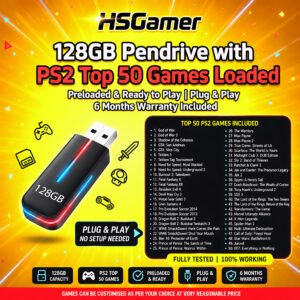 PS2 128 GB Pendrive with Fully Top Games Loaded
